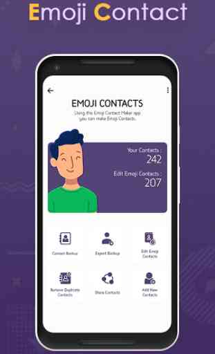 Emoji Contact Editor - Contact Emoji Maker 2020 ❣ 1