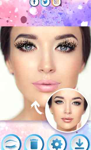 Eyelashes Photo Editor Makeup App 4