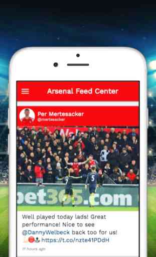 Feed Center for Arsenal 4