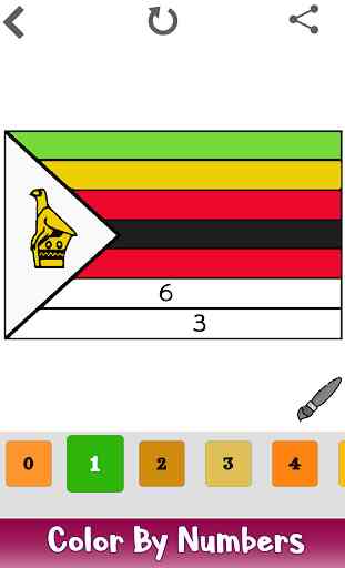 Flags Color by Number - Coloring Book Pages 2019 3