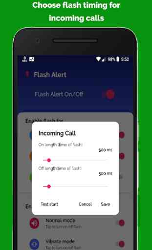 Flash Alert on Call - 2019 Flashlight blinking 3