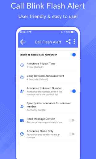Flash Alert On Incoming Call and SMS 3