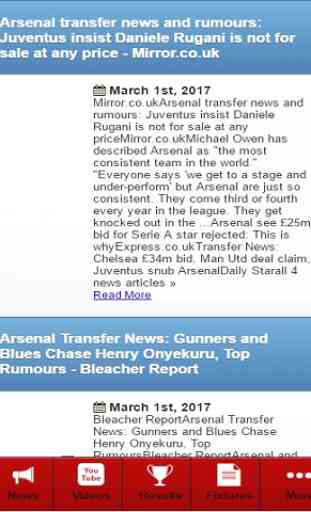 Football News for Arsenal 1
