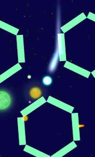 Free Meteor: 2D Arcade & Offline games in Space 3