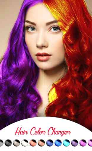 Hair Color Change Photo Editor 3