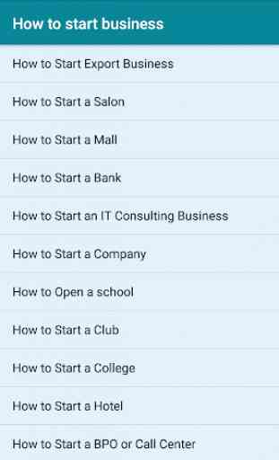 How to start business 1