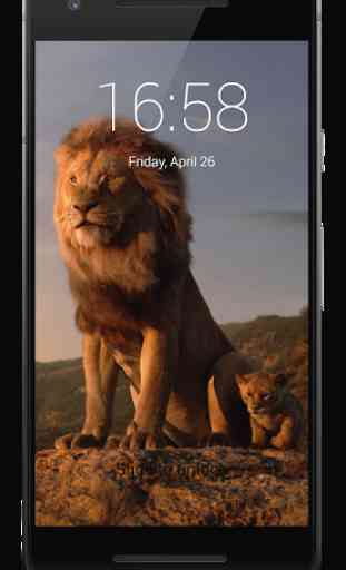 Lion King Of Animals HD Lock Screen 4
