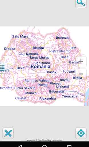 Map of Romania offline 1