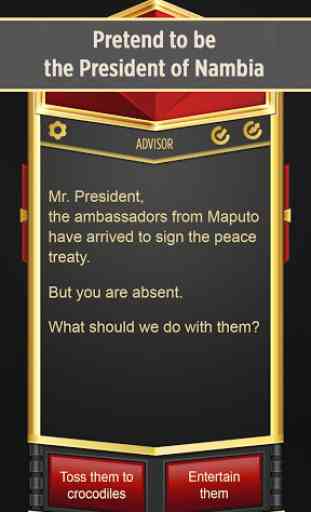 Mr. President – Text Adventure 1