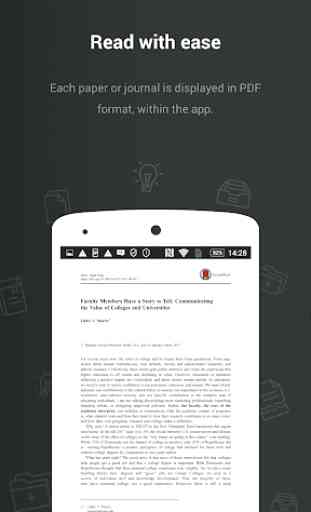 Paperity: Open Academic Papers Reader App 3