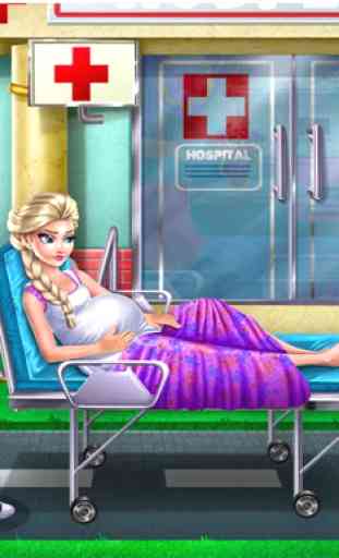 Pregnant mom newborn baby doctor mommy birth games 4