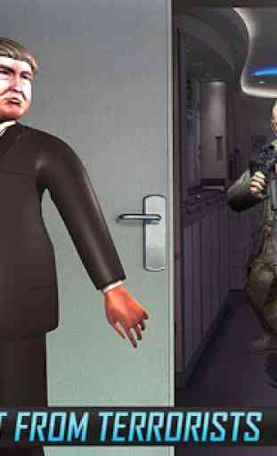 President Airplane Hijack Secret Agent FPS Game 2