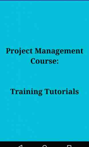 Project Management Course : Training Tutorials 1