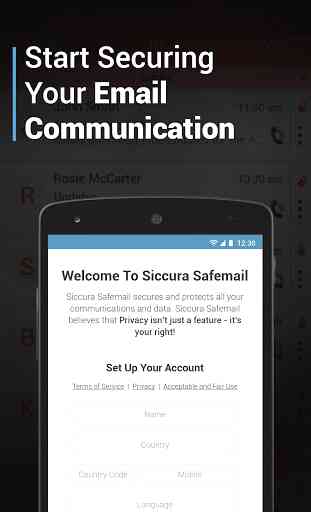 Siccura Safemail - Secure Email Client 1
