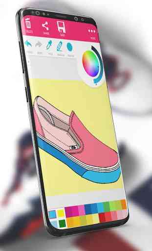 Sneakers Coloring Book - Shoes Coloring 2
