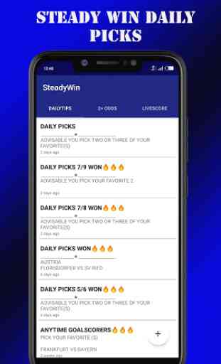 Steady Win- Sure football predictions 1
