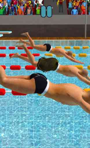 Summer Sports Swimming Pool Race -Diving Athletic 1