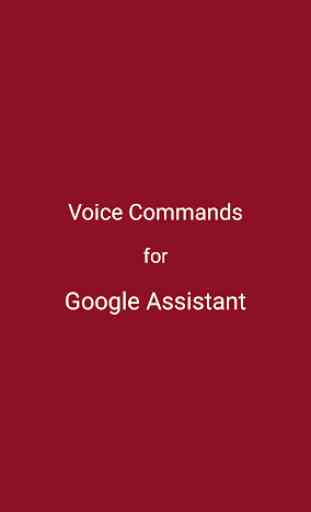 Voice Commands for Google Assistant 1