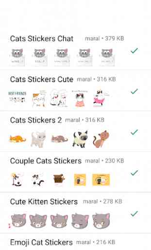 WAStickerApps Cat Stickers For WhatsApp 2