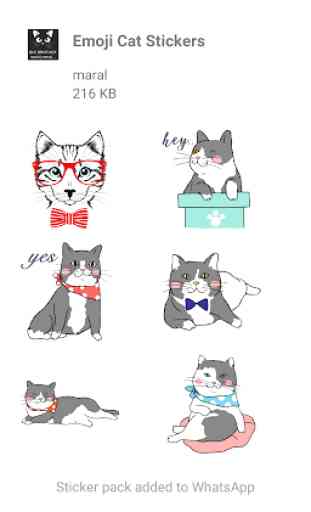 WAStickerApps Cat Stickers For WhatsApp 4