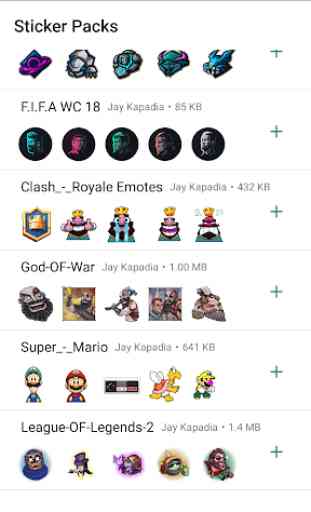 WAStickerApps - Game Stickers for Whats-app 2