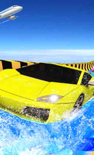 Water Slide Car Racing adventure 2019 4