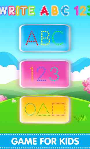 ABC123 English Alphabet Write 4