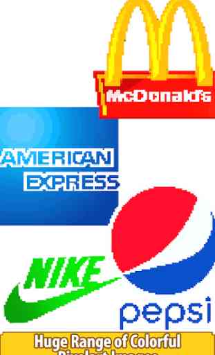 American Logo Color by Number - Pixel Art Coloring 2