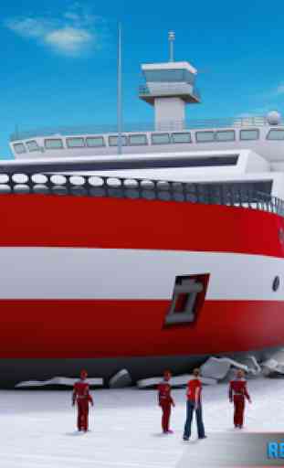Arctic Ice Breaker Cruise Ship Driving Simulator 4