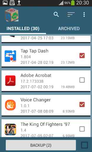 Backup, Restore & Transfer apps 1