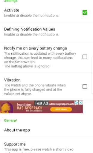 Battery Watch - Smartwatch Notification 2