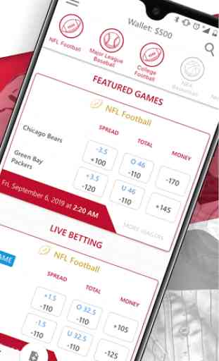 Bet On Sports the Sportsbook Betting Freeplay App 2