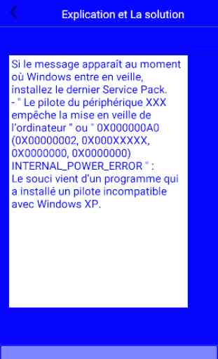 BSOD Les écrans bleus sous Windows 3