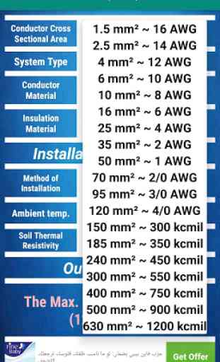 Cables Current Capacity (IEC 60364) 2