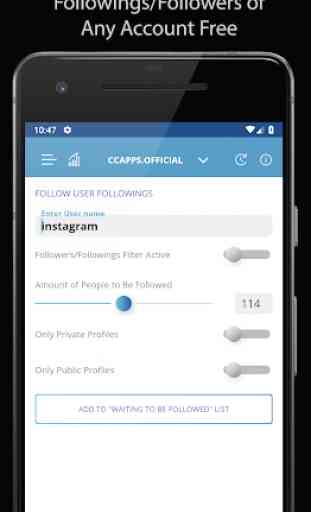 CCGram+ Followers Analyzer for Instagram 3