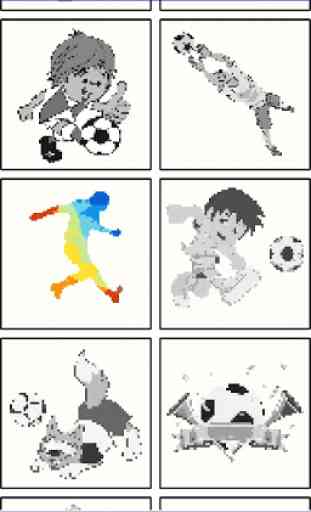 Color by number football coloring book game 1