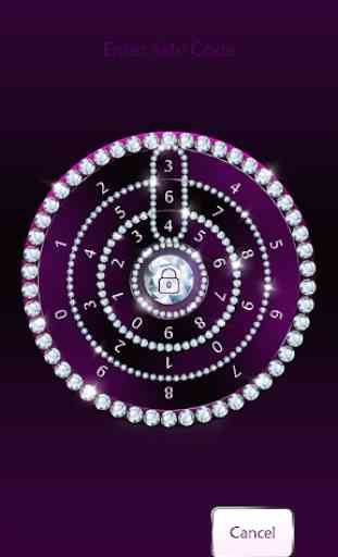 Combination Safe Lock Screen Diamond 4