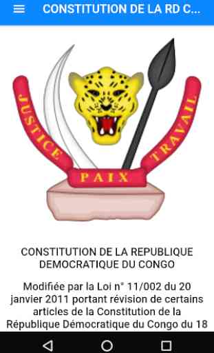 Constitution RD Congo 1