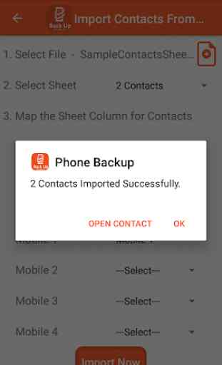 Contacts Backup To XLSX PDF and CSV 4