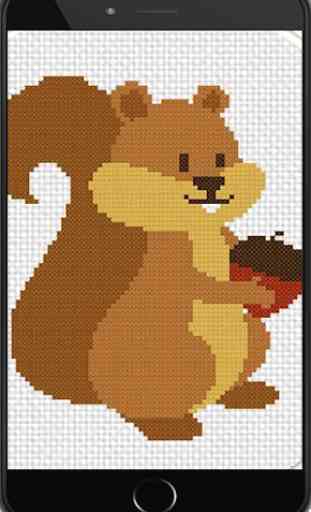 Cross Stitch Color By Number Toca Pixel Art 2018 4