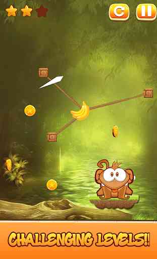 Cut The Banana: Free Monkey Rope Wrench Game 3