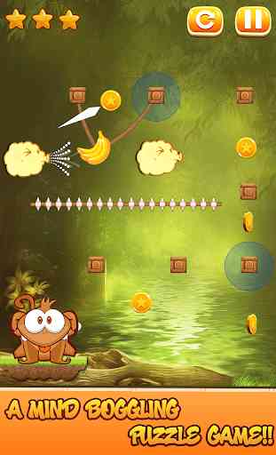 Cut The Banana: Free Monkey Rope Wrench Game 4