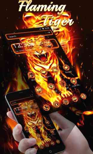 Flaming Tiger Theme 2