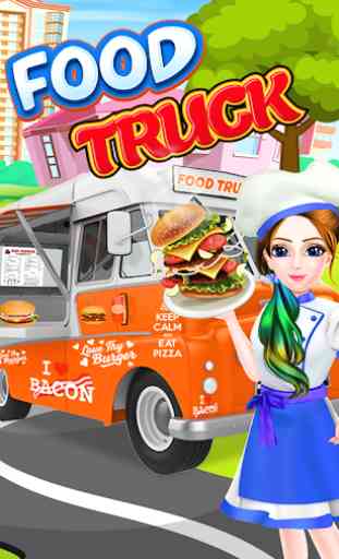 Food Truck Restaurant - Street Food Cooking Game 1