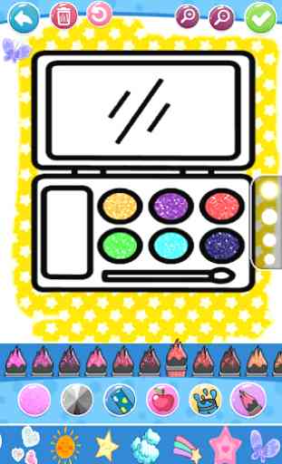 Glitter Beauty Accessories Coloring and drawing 3
