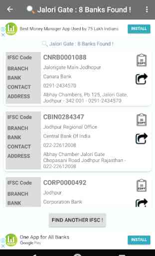 IFSC Code Bank 3
