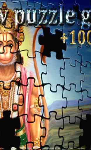 lord hanuman Jigsaw Puzzle game 1