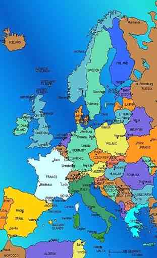 Map of Europe - European Countries 1
