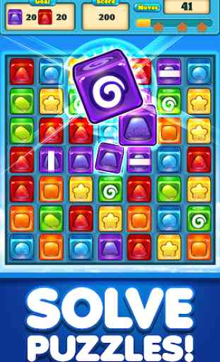 Match 3 Candy Cubes Puzzle Blast Games Free New 1