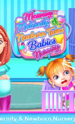 Mommy Maternity Newborn Twins Babies Nursery Game 2